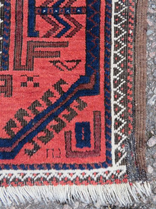 ANTIQUE BALUCH RUG 219CM X 125CM - ADDITIONAL PHOTO 7