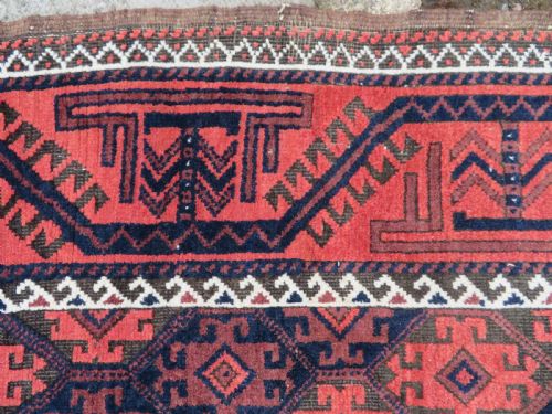 ANTIQUE BALUCH RUG 219CM X 125CM - ADDITIONAL PHOTO 9