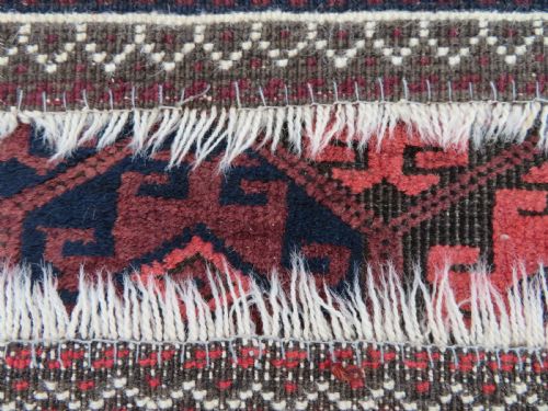 ANTIQUE BALUCH RUG 219CM X 125CM - ADDITIONAL PHOTO 14
