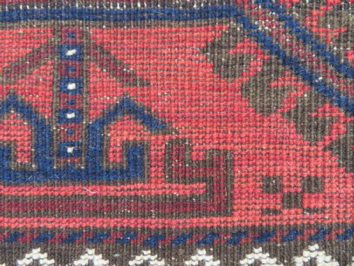 ANTIQUE BALUCH RUG 219CM X 125CM - ADDITIONAL PHOTO 15