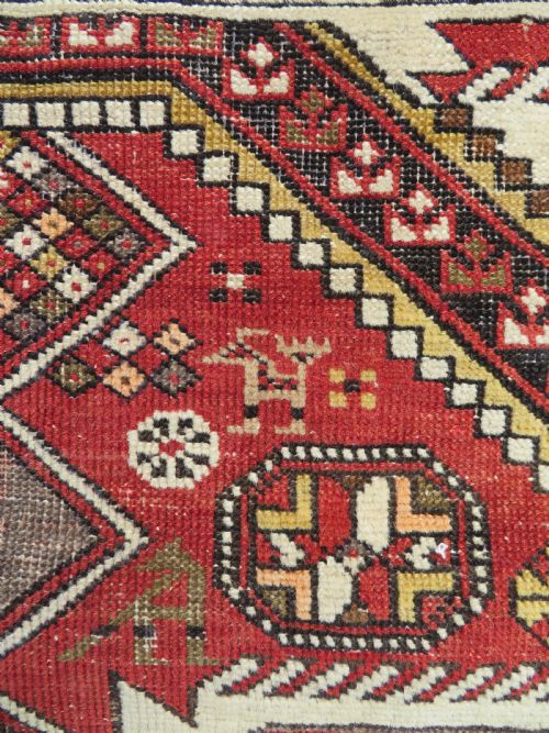 ANTIQUE SHIRVAN RUG 158CM X 126CM - ADDITIONAL PHOTO 2