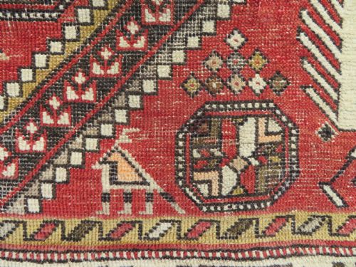 ANTIQUE SHIRVAN RUG 158CM X 126CM - ADDITIONAL PHOTO 3