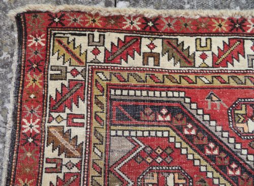 ANTIQUE SHIRVAN RUG 158CM X 126CM - ADDITIONAL PHOTO 9