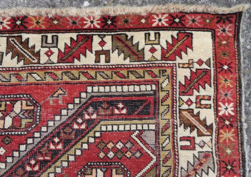 ANTIQUE SHIRVAN RUG 158CM X 126CM - ADDITIONAL PHOTO 10
