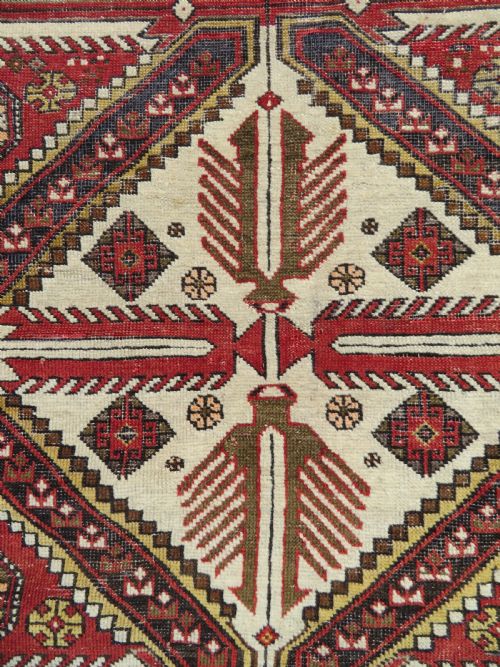 ANTIQUE SHIRVAN RUG 158CM X 126CM - ADDITIONAL PHOTO 12