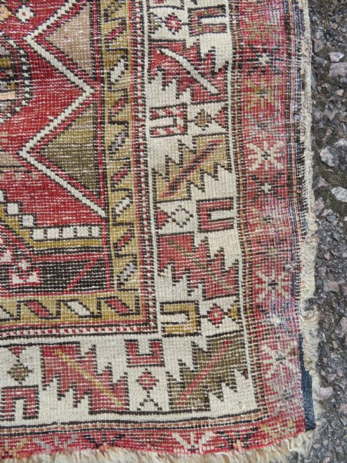 ANTIQUE SHIRVAN RUG 158CM X 126CM - ADDITIONAL PHOTO 15