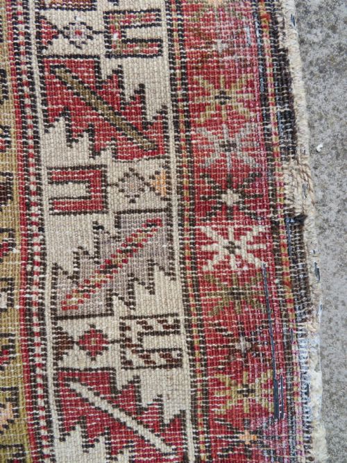 ANTIQUE SHIRVAN RUG 158CM X 126CM - ADDITIONAL PHOTO 18
