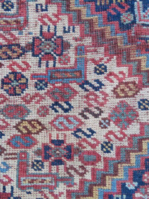 ANTIQUE KHAMSEH NOMADIC RUG 180CM X 135CM - ADDITIONAL PHOTO 6