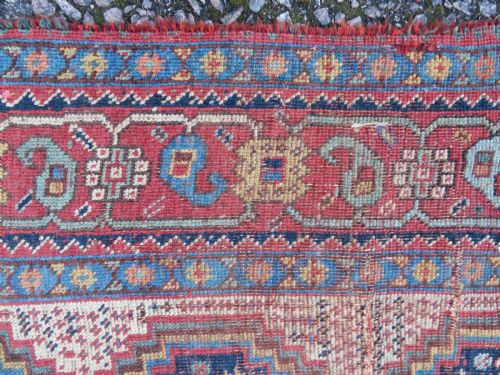 ANTIQUE KHAMSEH NOMADIC RUG 180CM X 135CM - ADDITIONAL PHOTO 17