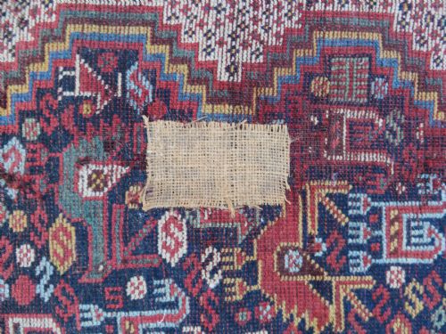 ANTIQUE KHAMSEH NOMADIC RUG 180CM X 135CM - ADDITIONAL PHOTO 21