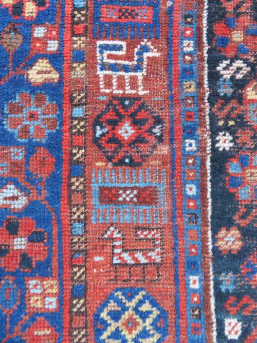ANTIQUE KHAMSEH TRIBAL CARPET 308CM X 232CM - ADDITIONAL PHOTO 18