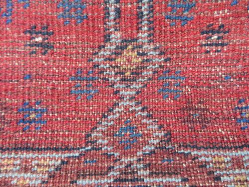 ANTIQUE KHAMSEH TRIBAL CARPET 308CM X 232CM - ADDITIONAL PHOTO 27