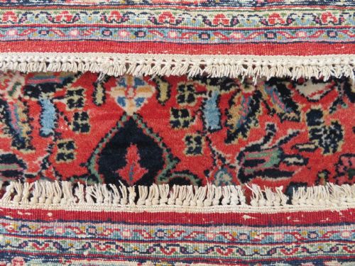 ANTIQUE SAROUK RUG WEST PERSIA 236CM X 135CM - ADDITIONAL PHOTO 14