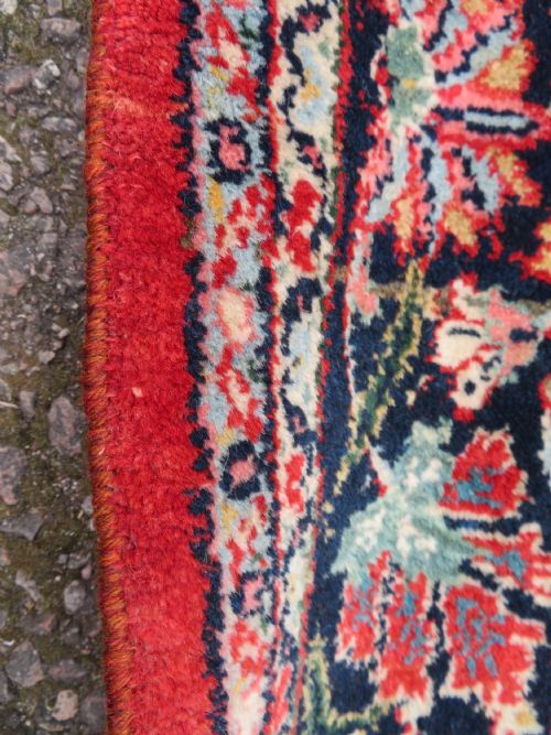 ANTIQUE SAROUK RUG WEST PERSIA 236CM X 135CM - ADDITIONAL PHOTO 10