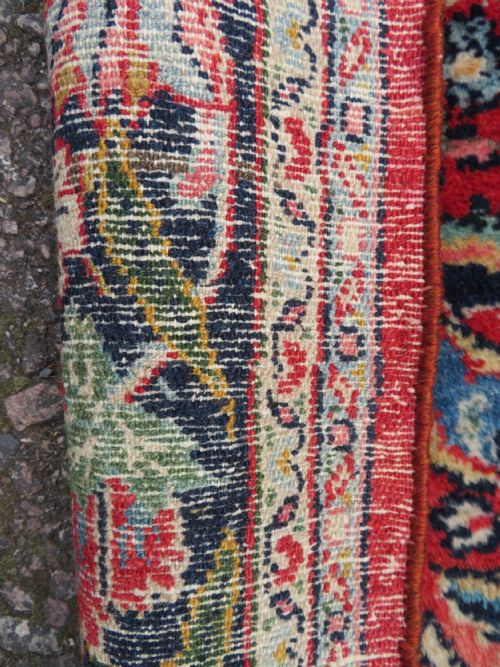 ANTIQUE SAROUK RUG WEST PERSIA 236CM X 135CM - ADDITIONAL PHOTO 12