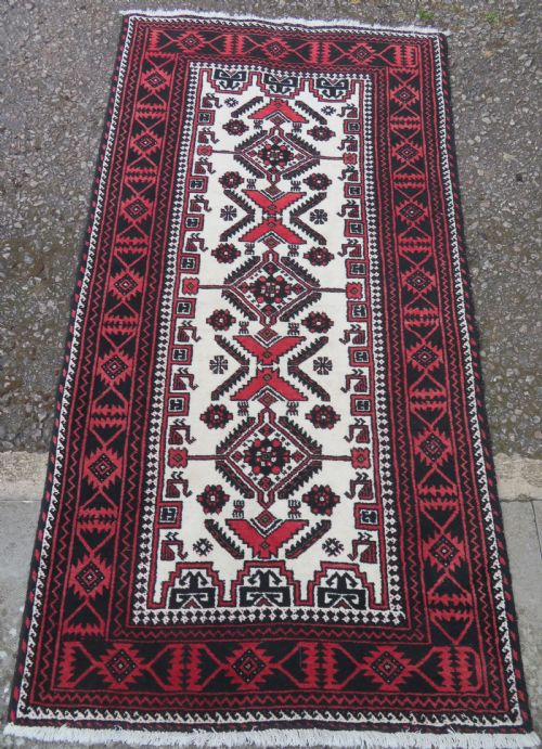 OLD VILLAGE BALUCH RUG 186CM X 97CM - ADDITIONAL PHOTO 1