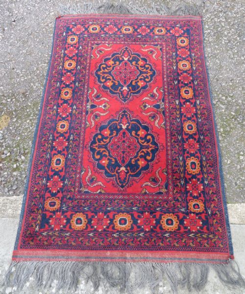 AFGHAN HERAT RUG WEST AFGHANISTAN 153CM X 99CM - ADDITIONAL PHOTO 2