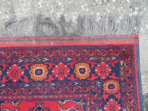 AFGHAN HERAT RUG WEST AFGHANISTAN 153CM X 99CM - ADDITIONAL PHOTO 4