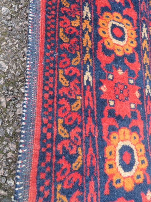 AFGHAN HERAT RUG WEST AFGHANISTAN 153CM X 99CM - ADDITIONAL PHOTO 6
