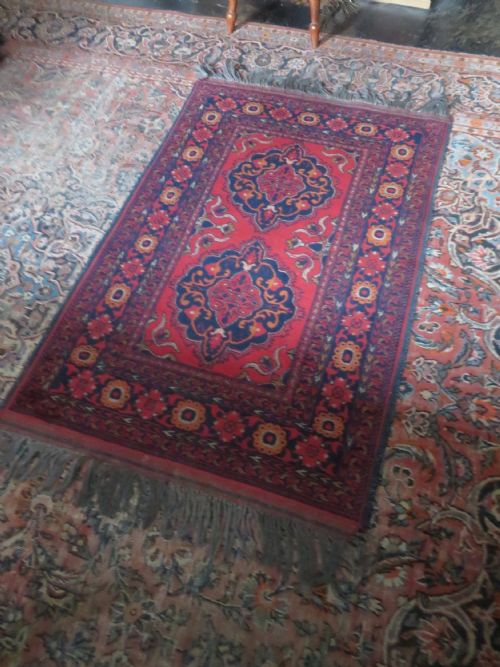 AFGHAN HERAT RUG WEST AFGHANISTAN 153CM X 99CM - ADDITIONAL PHOTO 15