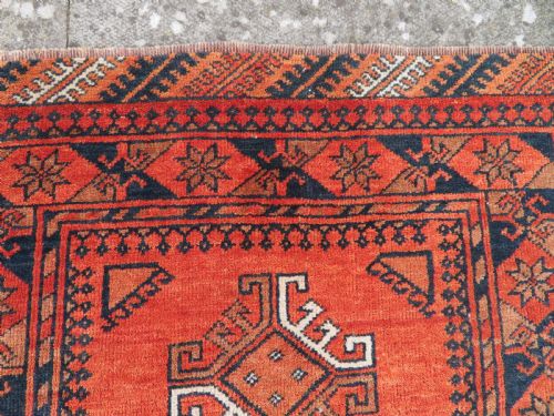 OLD GOLD AFGHAN VILLAGE RUG NORTH AFGHANISTAN 145CM X 78CM - ADDITIONAL PHOTO 5