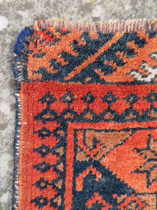 OLD GOLD AFGHAN VILLAGE RUG NORTH AFGHANISTAN 145CM X 78CM - ADDITIONAL PHOTO 9