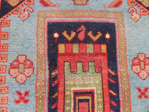 ANTIQUE HAMADAN KURDISTAN RUG 193CM X 135CM - ADDITIONAL PHOTO 4
