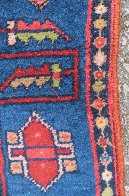 ANTIQUE HAMADAN KURDISTAN RUG 193CM X 135CM - ADDITIONAL PHOTO 11