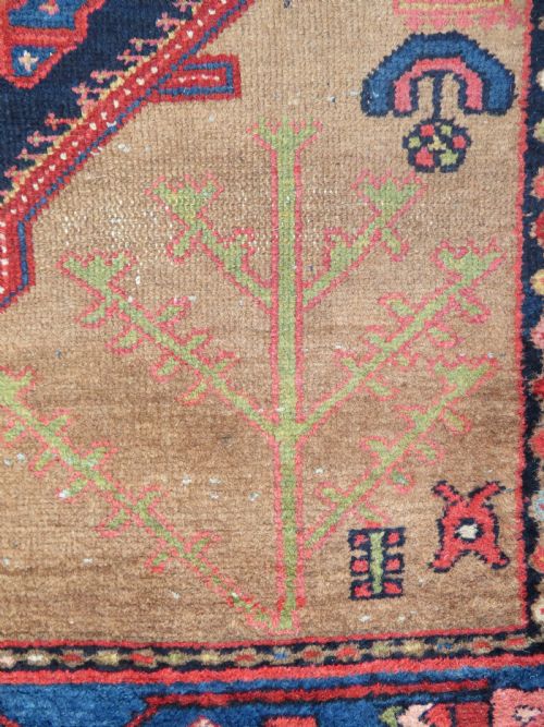 ANTIQUE HAMADAN KURDISTAN RUG 193CM X 135CM - ADDITIONAL PHOTO 13