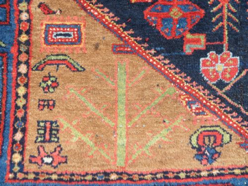ANTIQUE HAMADAN KURDISTAN RUG 193CM X 135CM - ADDITIONAL PHOTO 14