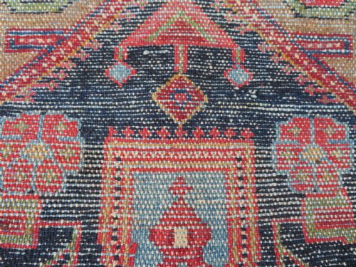 ANTIQUE HAMADAN KURDISTAN RUG 193CM X 135CM - ADDITIONAL PHOTO 18