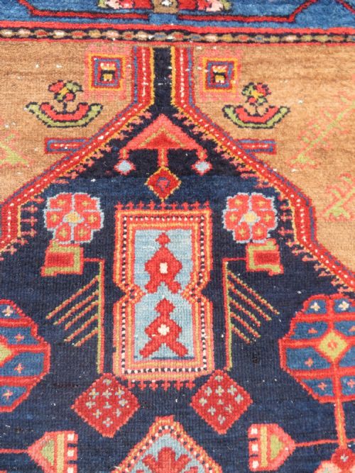 ANTIQUE HAMADAN KURDISTAN RUG 193CM X 135CM - ADDITIONAL PHOTO 5