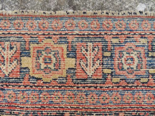 ANTIQUE KURDISH SENNEH RUG 135CM X 102CM - ADDITIONAL PHOTO 14