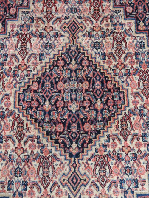 ANTIQUE KURDISH SENNEH RUG 135CM X 102CM - ADDITIONAL PHOTO 2