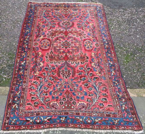 ANTIQUE PRETTY SAROUK RUG 212CM X 133CM - ADDITIONAL PHOTO 1