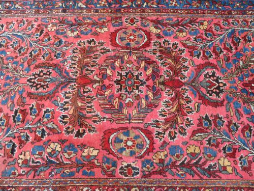 ANTIQUE PRETTY SAROUK RUG 212CM X 133CM - ADDITIONAL PHOTO 16