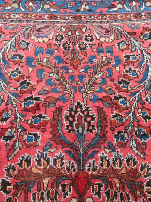 ANTIQUE PRETTY SAROUK RUG 212CM X 133CM - ADDITIONAL PHOTO 3