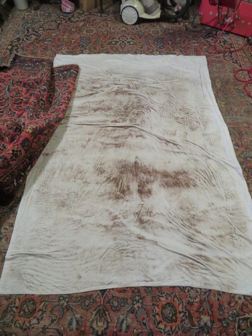 ANTIQUE PRETTY SAROUK RUG 212CM X 133CM - ADDITIONAL PHOTO 22