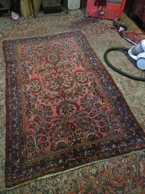 ANTIQUE PRETTY SAROUK RUG 212CM X 133CM - ADDITIONAL PHOTO 24