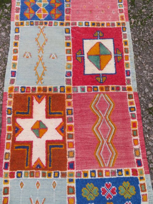 MOROCCAN BERBER NARROW RUNNER RUG 458CM X 64CM - ADDITIONAL PHOTO 4
