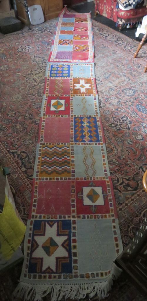 MOROCCAN BERBER NARROW RUNNER RUG 458CM X 64CM - ADDITIONAL PHOTO 20