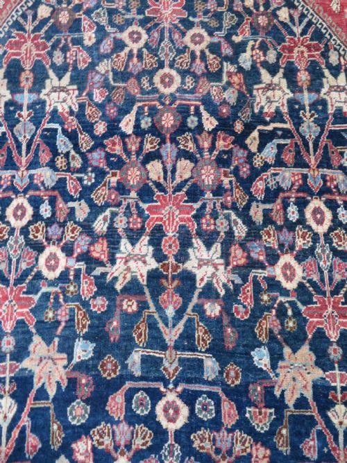 UNUSUAL ANTIQUE QASHQAI KASHKULI RUG 201CM X 145CM - ADDITIONAL PHOTO 4