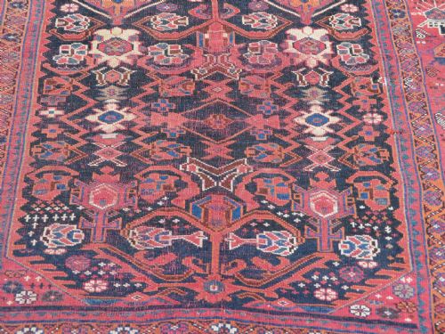 RARE ANTIQUE BAKHTIARI TRIBAL VILLAGE CARPET 300CM X 169CM - ADDITIONAL PHOTO 2