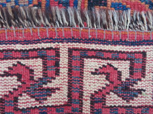 RARE ANTIQUE BAKHTIARI TRIBAL VILLAGE CARPET 300CM X 169CM - ADDITIONAL PHOTO 19