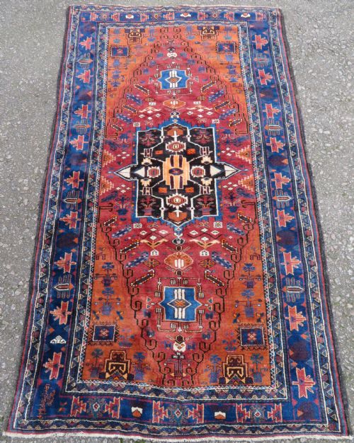 UNUSUAL ANTIQUE BALUCH RUG 181CM X 104CM - ADDITIONAL PHOTO 1