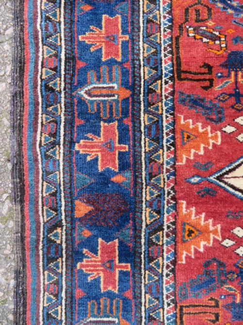 UNUSUAL ANTIQUE BALUCH RUG 181CM X 104CM - ADDITIONAL PHOTO 4