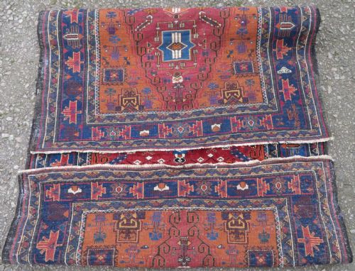 UNUSUAL ANTIQUE BALUCH RUG 181CM X 104CM - ADDITIONAL PHOTO 8
