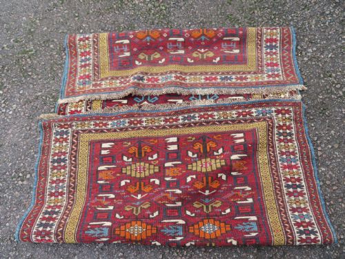 ANTIQUE CAUCASIAN KARABAGH RUG 210CM X 127CM - ADDITIONAL PHOTO 14