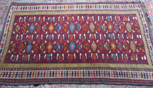 ANTIQUE CAUCASIAN KARABAGH RUG 210CM X 127CM - ADDITIONAL PHOTO 18