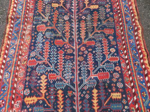 ANTIQUE TREE OF LIFE LURI TRIBAL KELLEH RUG CARPET QASHQAI KHAMSEH INTEREST 358CM X 161CM - ADDITIONAL PHOTO 3